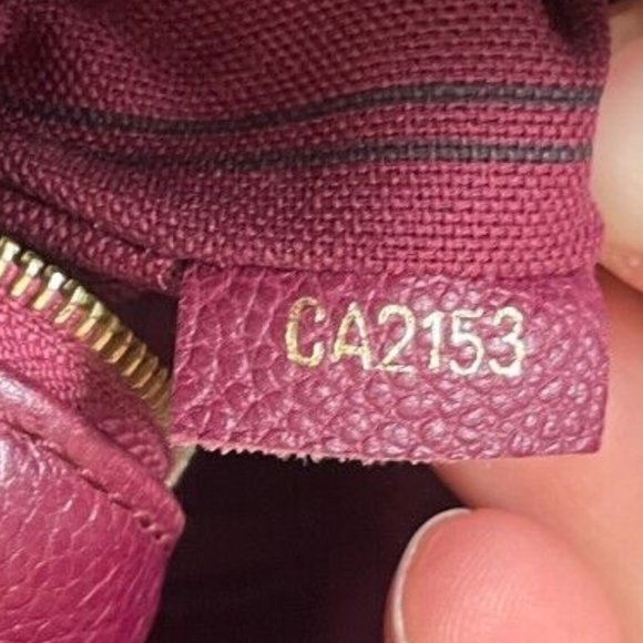 LOUIS VUITTON Metis Hobo Monogram Empreinte Leather Tote Dark Burgundy Authentic - Picture 8 of 16